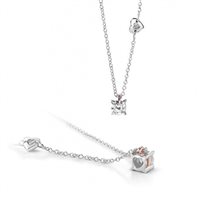 Collana Salvini Donna Battito in Oro bianco Diamante 0.10 Ct 20082998 - 20082998
